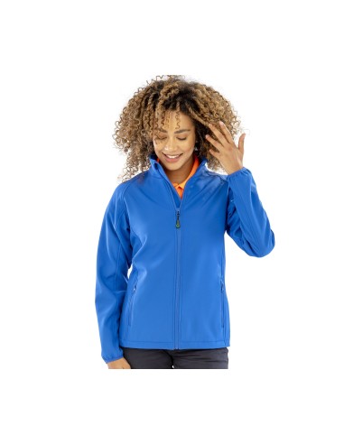RES-R901F-Womens Recycled 2-Layer Printable Softshell Jacket